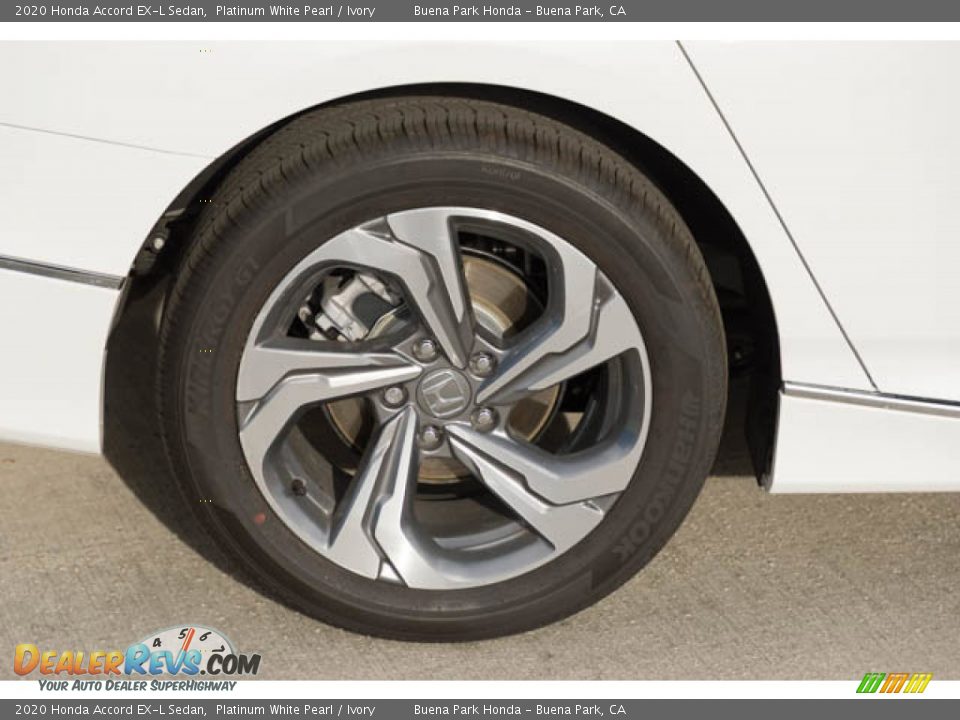 2020 Honda Accord EX-L Sedan Platinum White Pearl / Ivory Photo #36