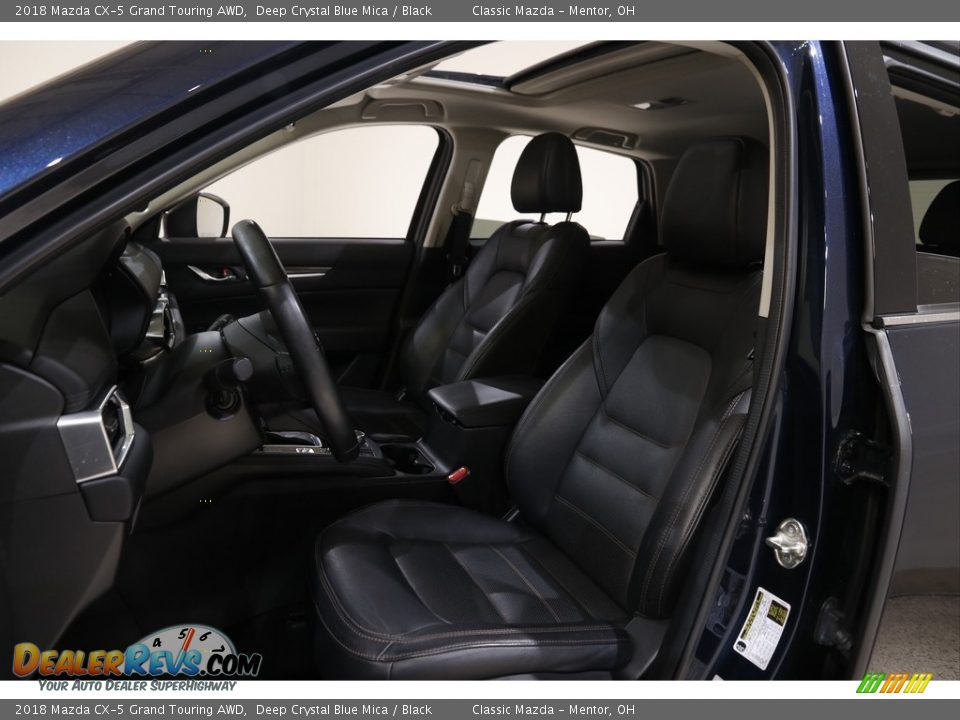2018 Mazda CX-5 Grand Touring AWD Deep Crystal Blue Mica / Black Photo #5