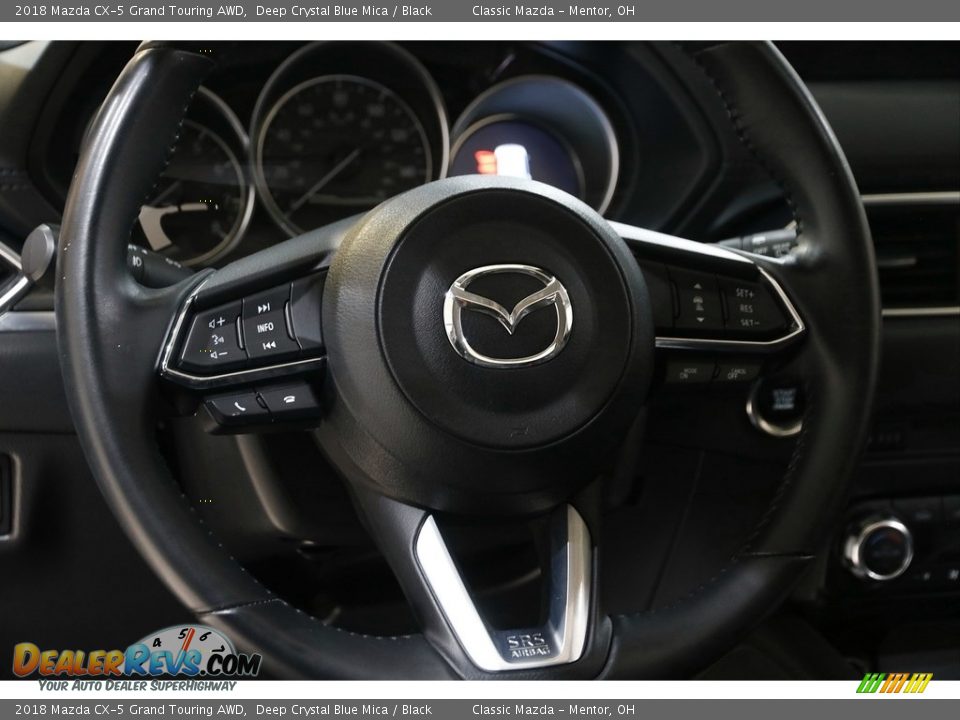 2018 Mazda CX-5 Grand Touring AWD Deep Crystal Blue Mica / Black Photo #7