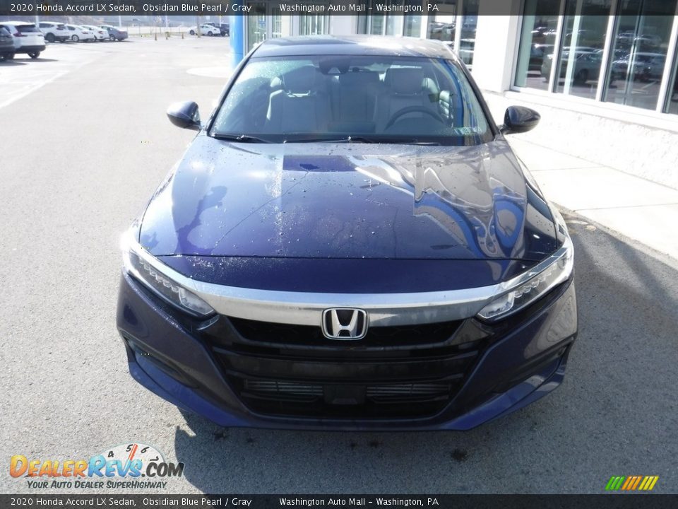2020 Honda Accord LX Sedan Obsidian Blue Pearl / Gray Photo #4