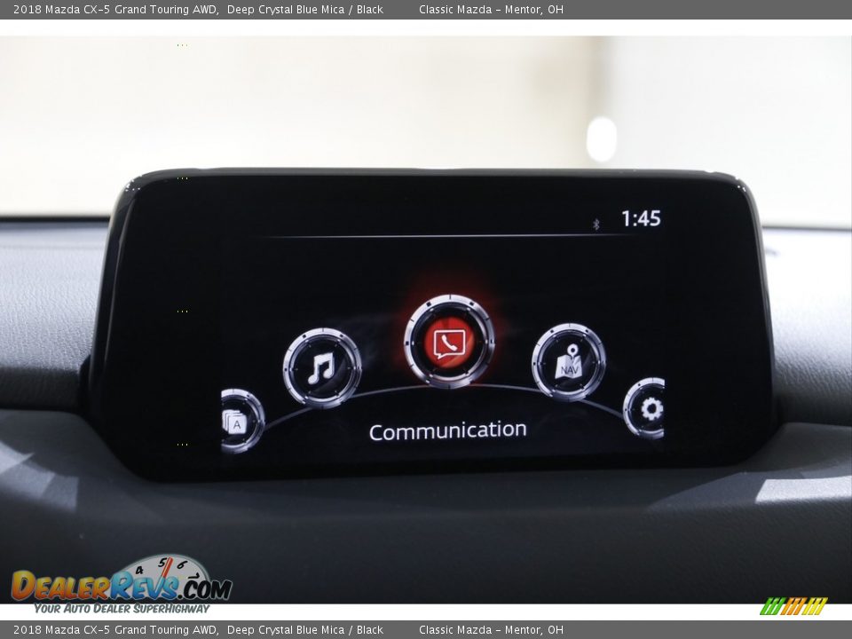 2018 Mazda CX-5 Grand Touring AWD Deep Crystal Blue Mica / Black Photo #10