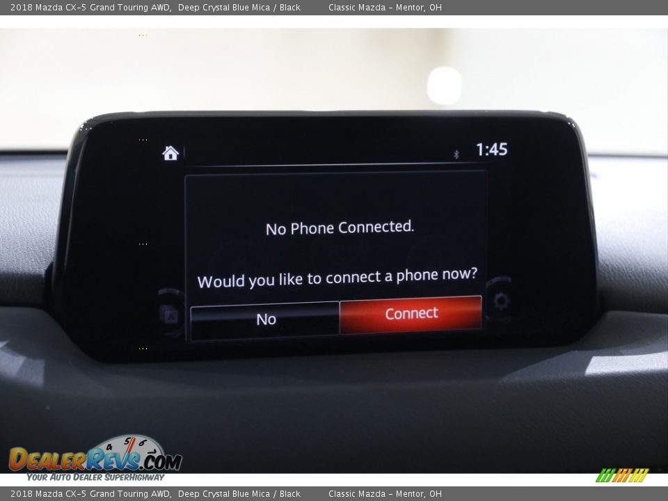 2018 Mazda CX-5 Grand Touring AWD Deep Crystal Blue Mica / Black Photo #11