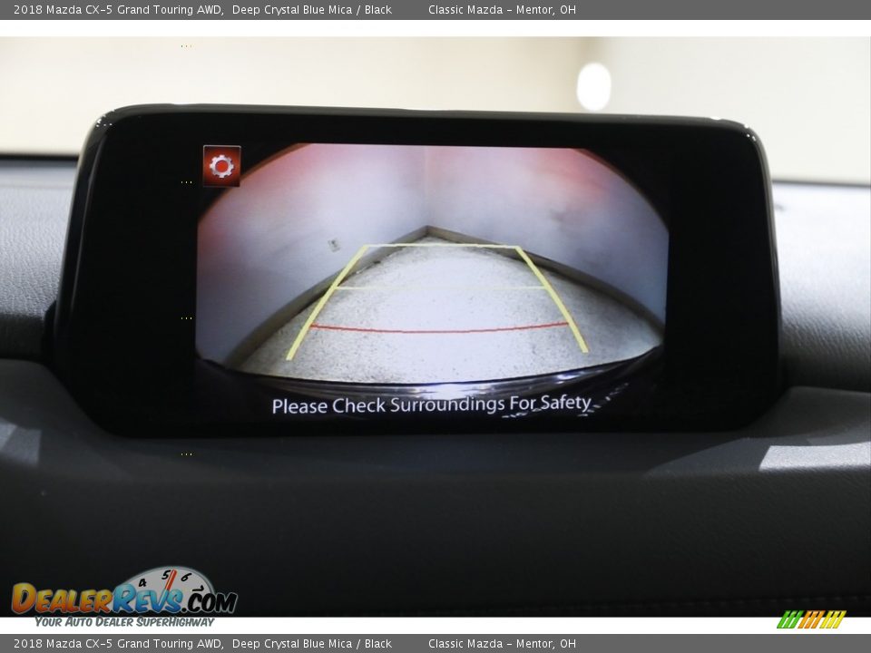 2018 Mazda CX-5 Grand Touring AWD Deep Crystal Blue Mica / Black Photo #13