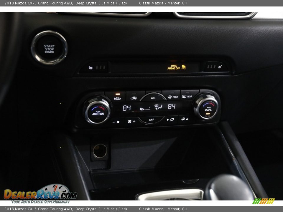 2018 Mazda CX-5 Grand Touring AWD Deep Crystal Blue Mica / Black Photo #14