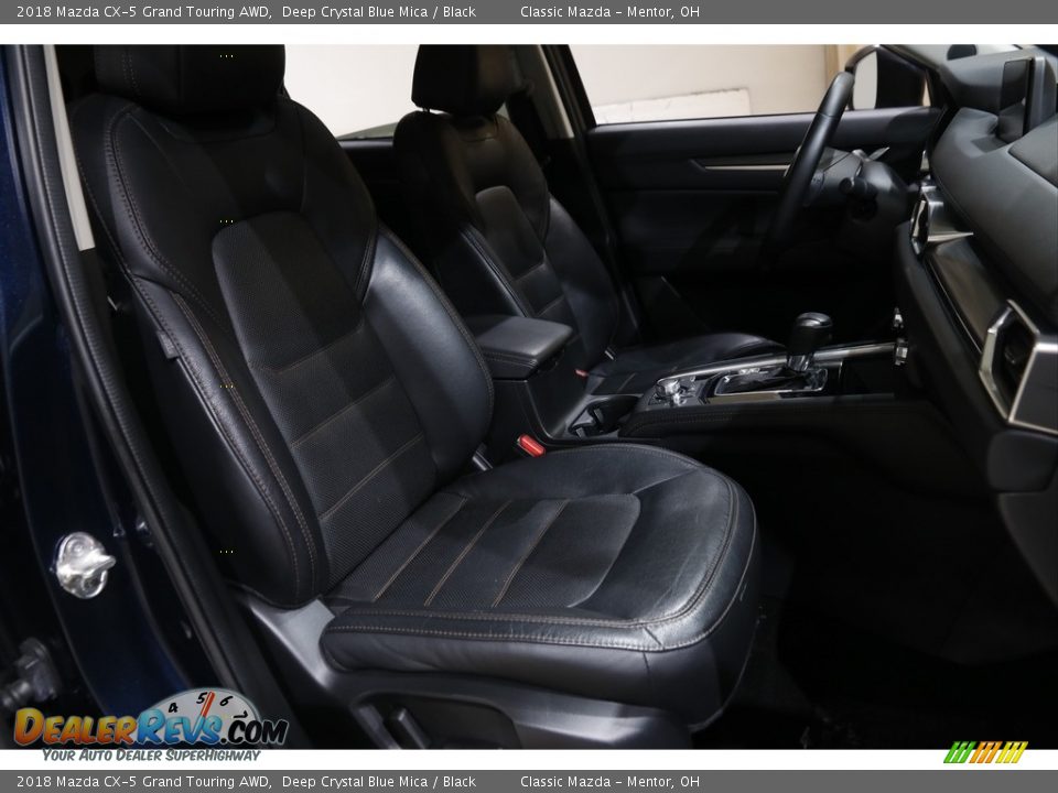 2018 Mazda CX-5 Grand Touring AWD Deep Crystal Blue Mica / Black Photo #16