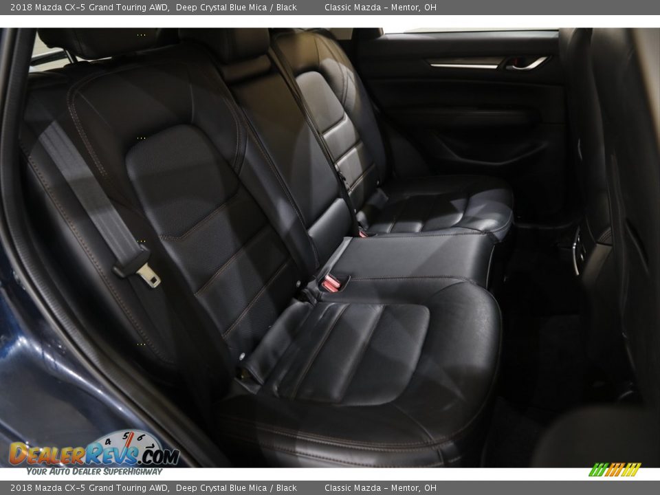 2018 Mazda CX-5 Grand Touring AWD Deep Crystal Blue Mica / Black Photo #17