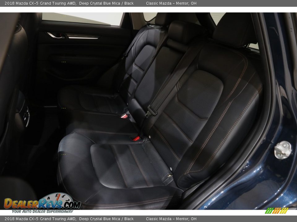 2018 Mazda CX-5 Grand Touring AWD Deep Crystal Blue Mica / Black Photo #18