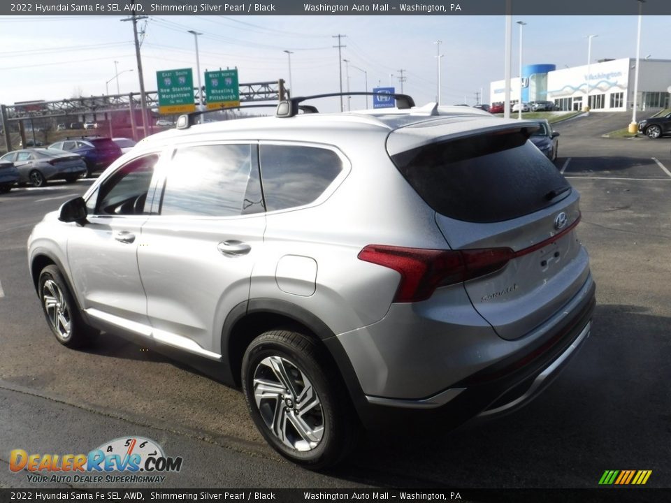 2022 Hyundai Santa Fe SEL AWD Shimmering Silver Pearl / Black Photo #8