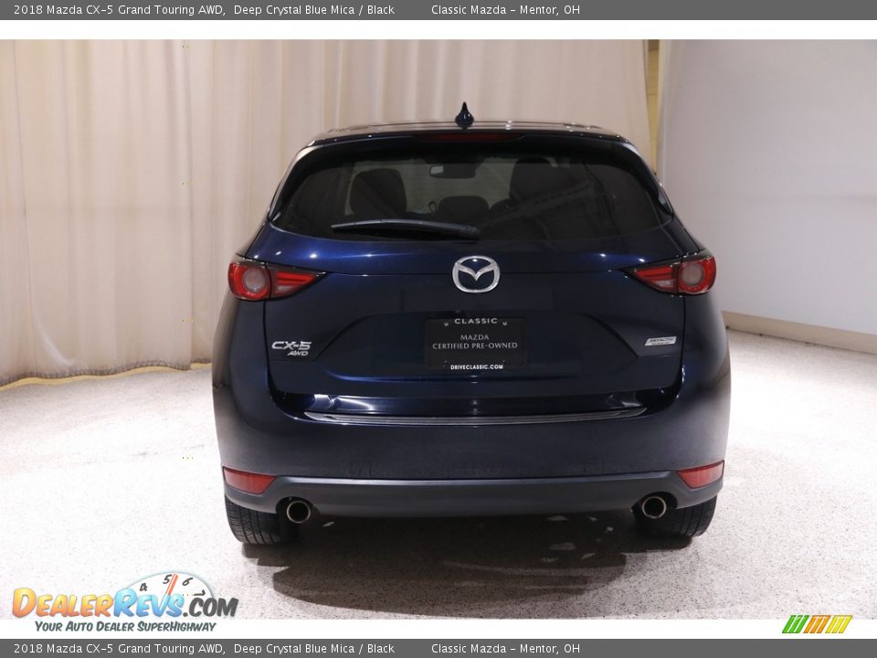 2018 Mazda CX-5 Grand Touring AWD Deep Crystal Blue Mica / Black Photo #19