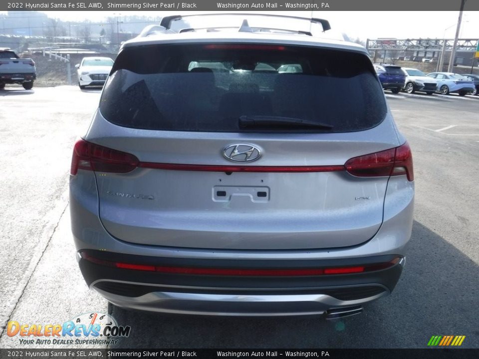 2022 Hyundai Santa Fe SEL AWD Shimmering Silver Pearl / Black Photo #9