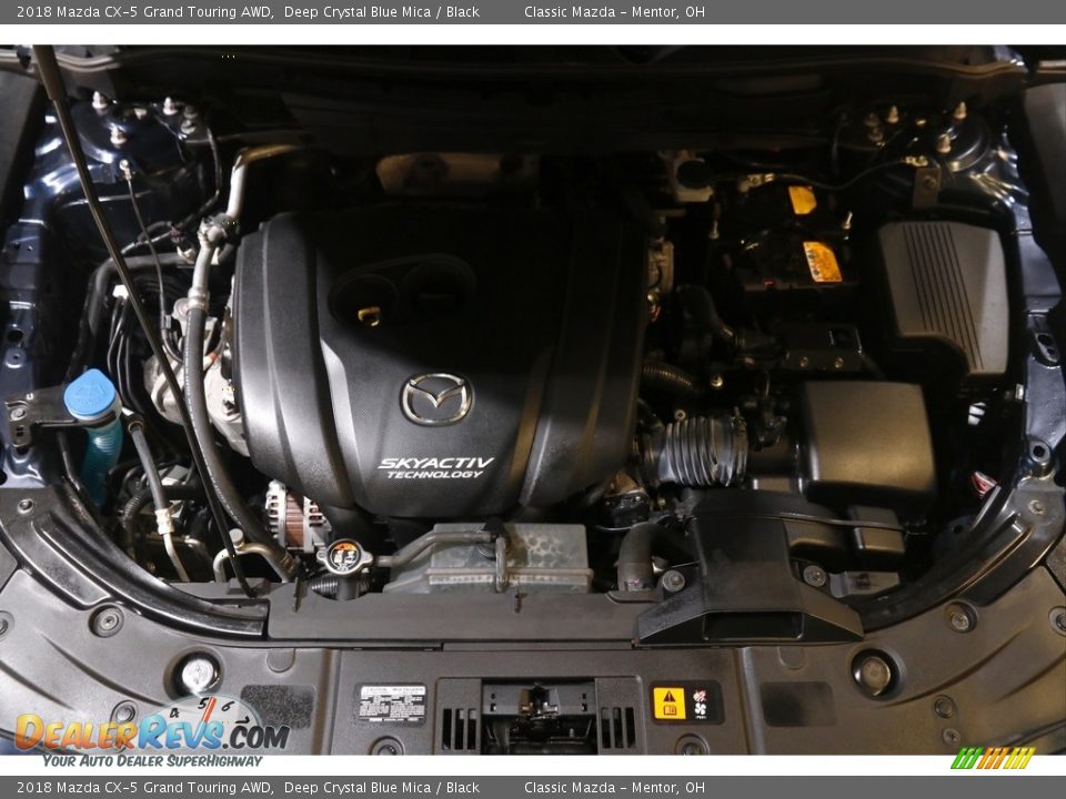 2018 Mazda CX-5 Grand Touring AWD Deep Crystal Blue Mica / Black Photo #20