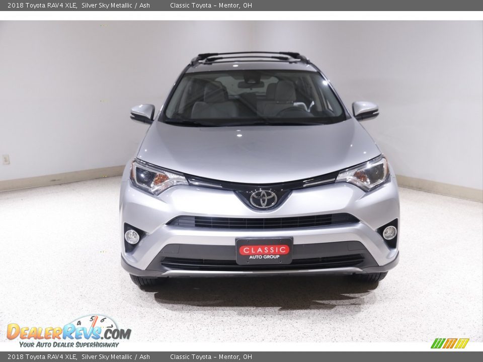 2018 Toyota RAV4 XLE Silver Sky Metallic / Ash Photo #2