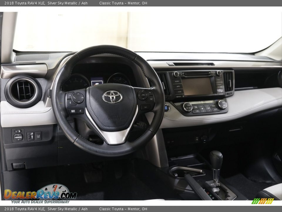 2018 Toyota RAV4 XLE Silver Sky Metallic / Ash Photo #6