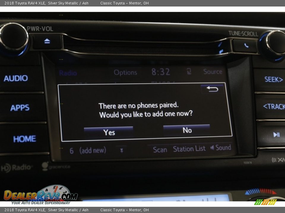 2018 Toyota RAV4 XLE Silver Sky Metallic / Ash Photo #10