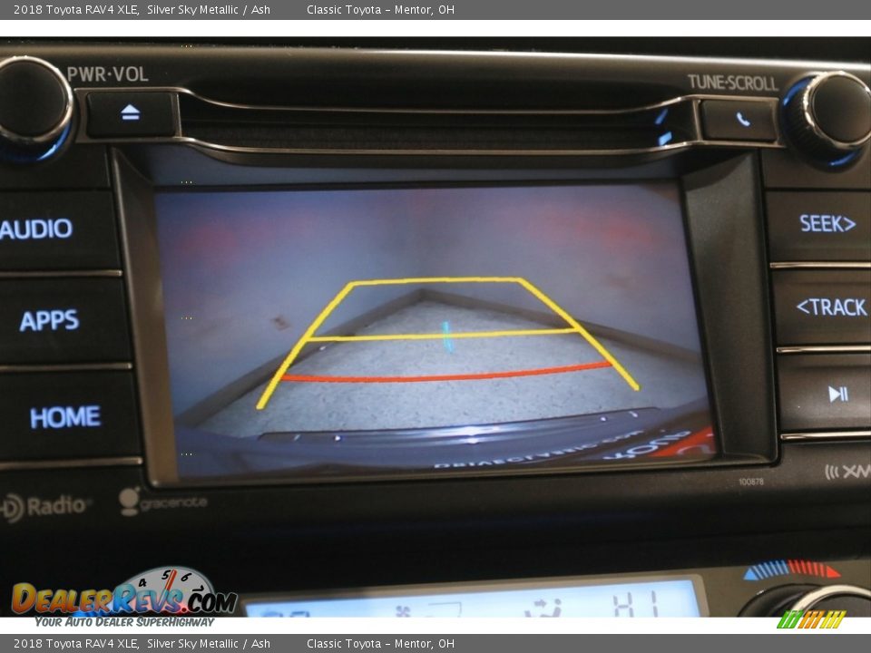 2018 Toyota RAV4 XLE Silver Sky Metallic / Ash Photo #11
