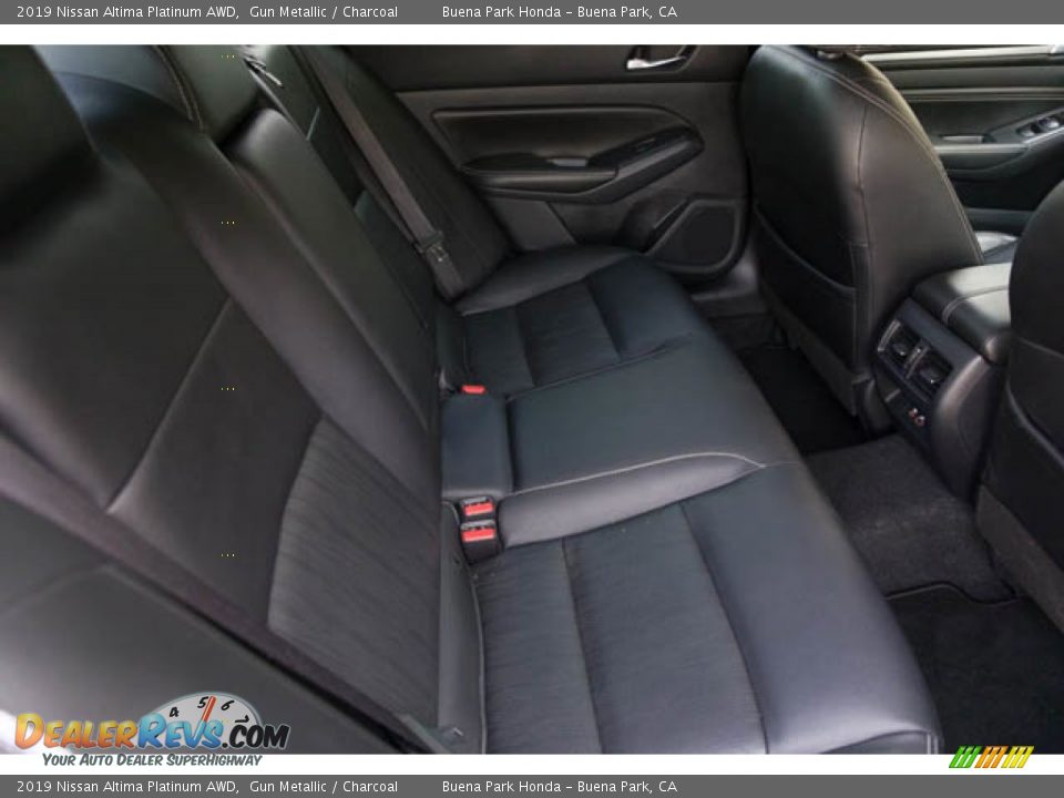 Rear Seat of 2019 Nissan Altima Platinum AWD Photo #21