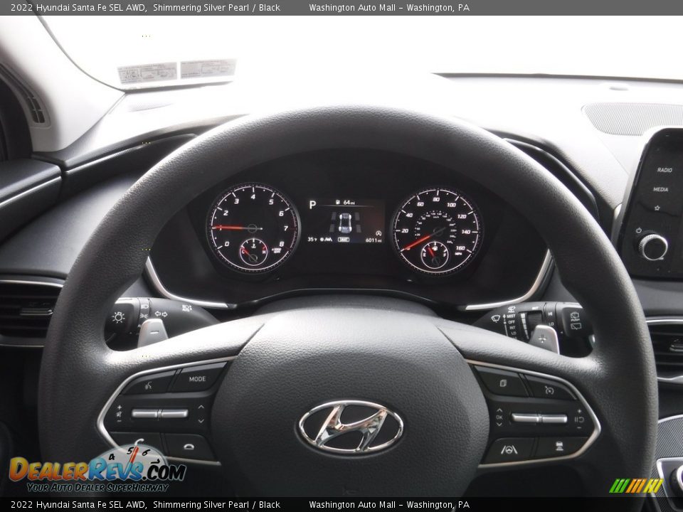 2022 Hyundai Santa Fe SEL AWD Steering Wheel Photo #20