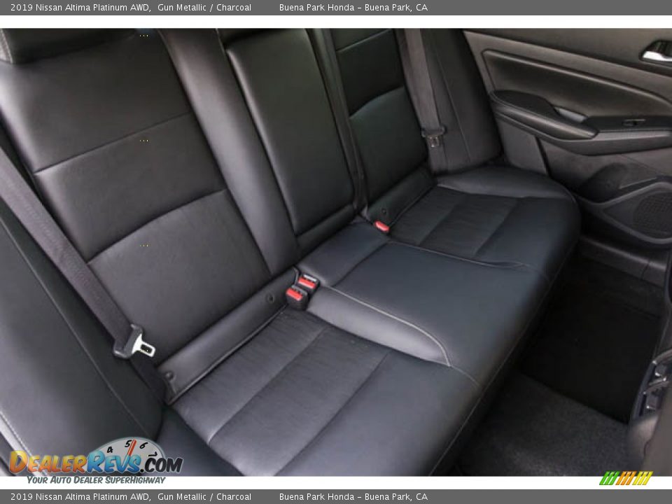 Rear Seat of 2019 Nissan Altima Platinum AWD Photo #22