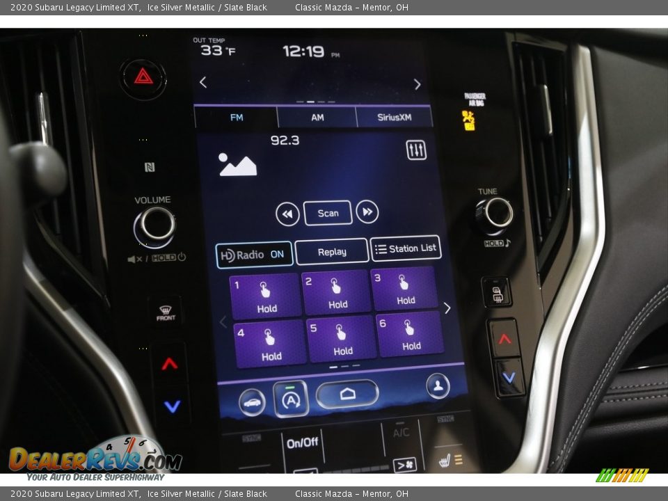 Controls of 2020 Subaru Legacy Limited XT Photo #11