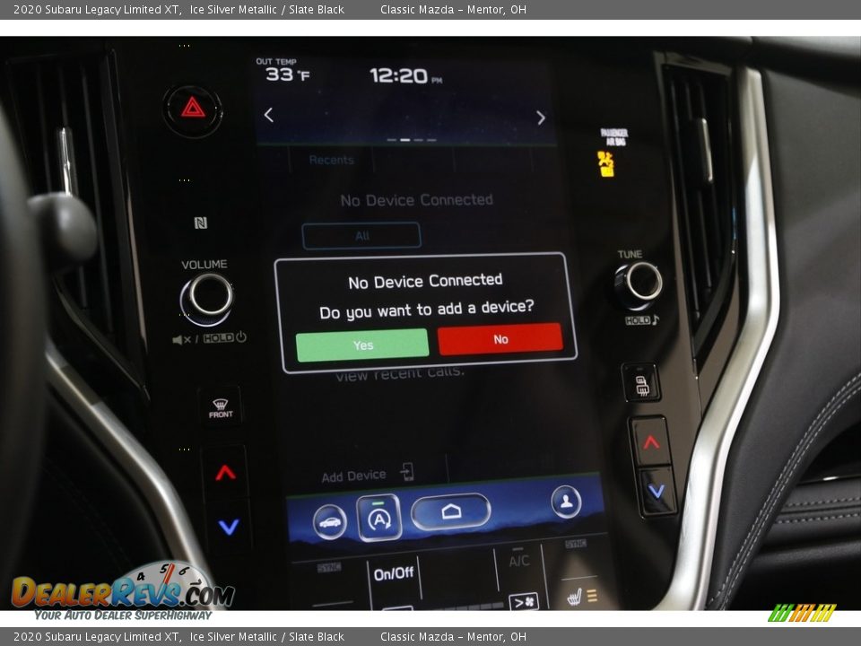 Controls of 2020 Subaru Legacy Limited XT Photo #12