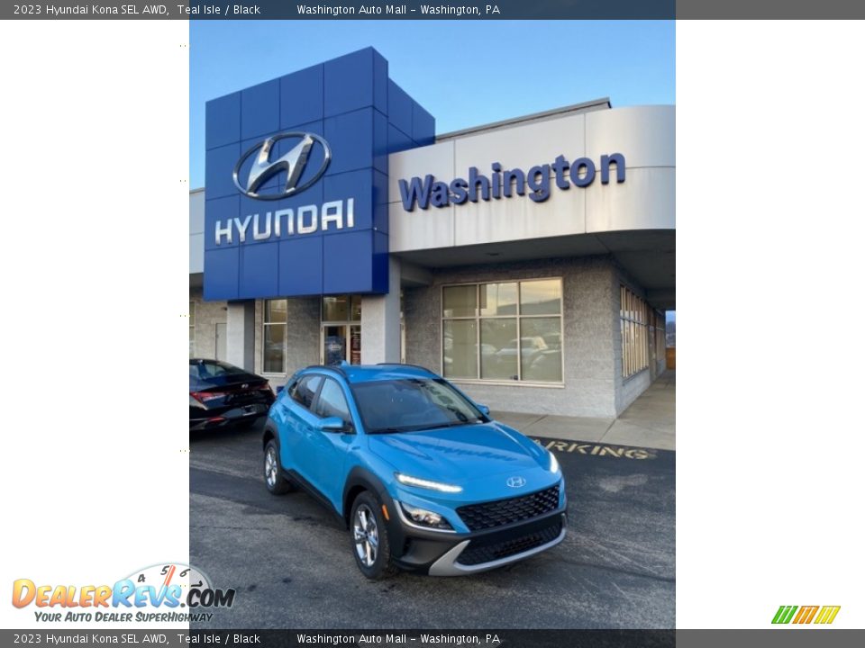 2023 Hyundai Kona SEL AWD Teal Isle / Black Photo #1