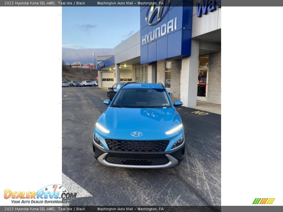 2023 Hyundai Kona SEL AWD Teal Isle / Black Photo #2