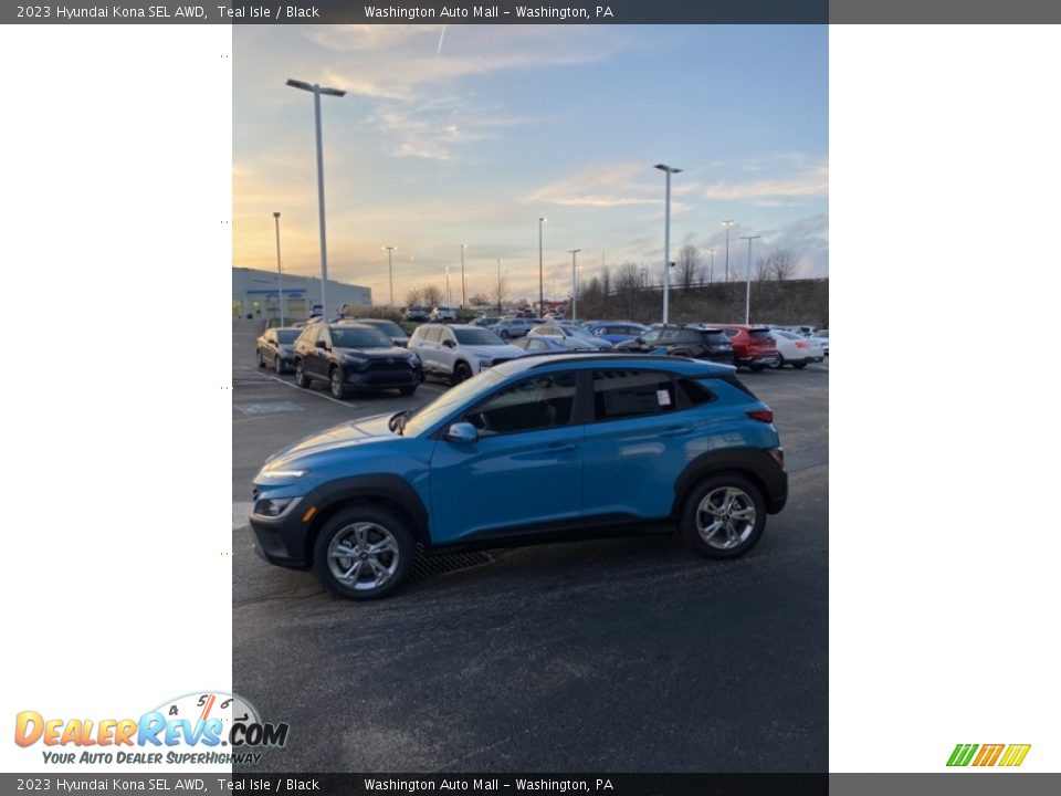 2023 Hyundai Kona SEL AWD Teal Isle / Black Photo #4