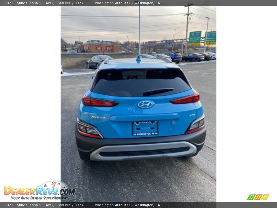 2023 Hyundai Kona SEL AWD Teal Isle / Black Photo #6