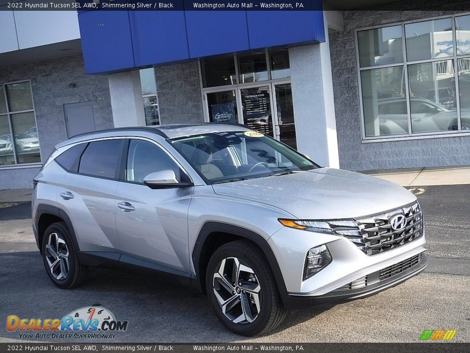 2022 Hyundai Tucson SEL AWD Shimmering Silver / Black Photo #1