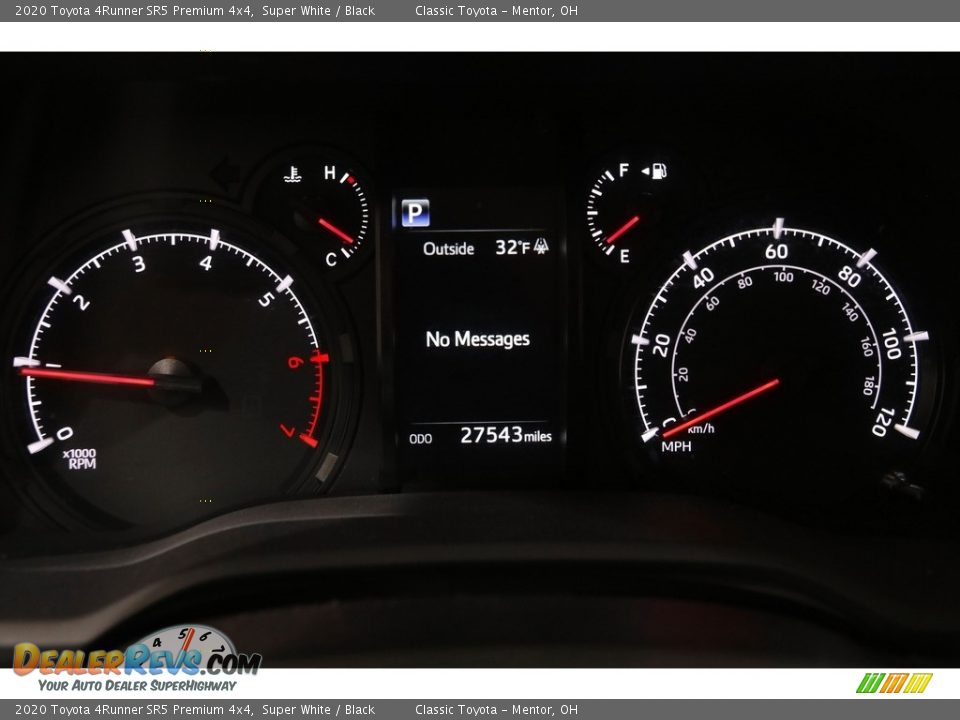 2020 Toyota 4Runner SR5 Premium 4x4 Super White / Black Photo #8