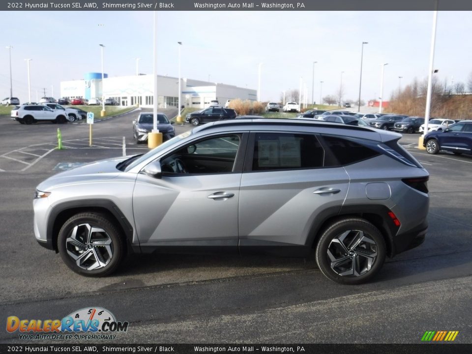 2022 Hyundai Tucson SEL AWD Shimmering Silver / Black Photo #7