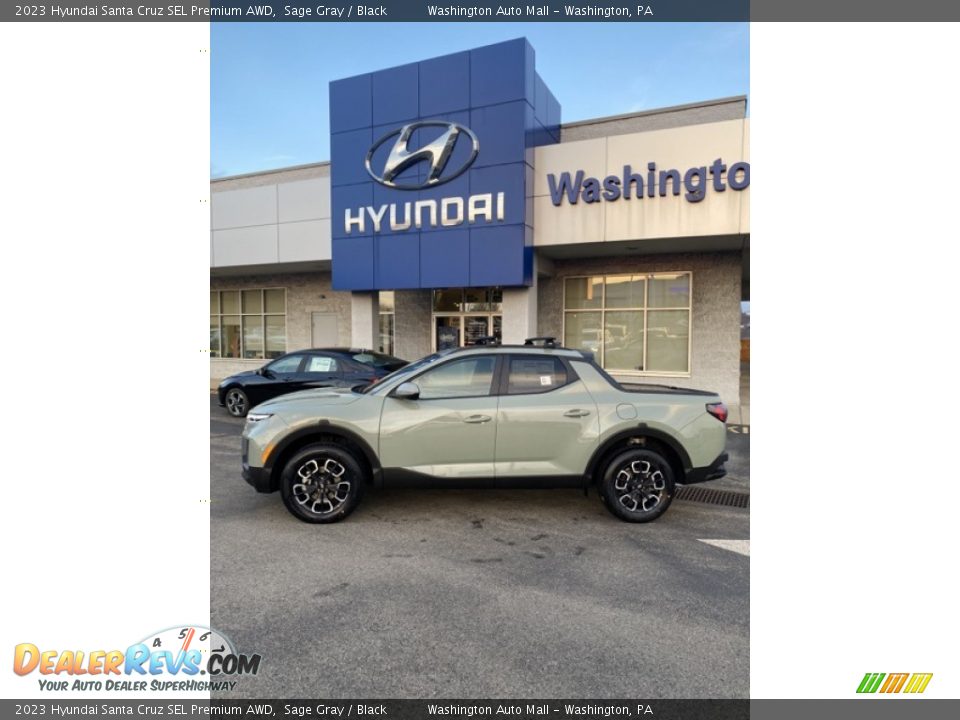 2023 Hyundai Santa Cruz SEL Premium AWD Sage Gray / Black Photo #4