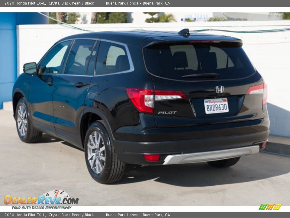 2020 Honda Pilot EX-L Crystal Black Pearl / Black Photo #2