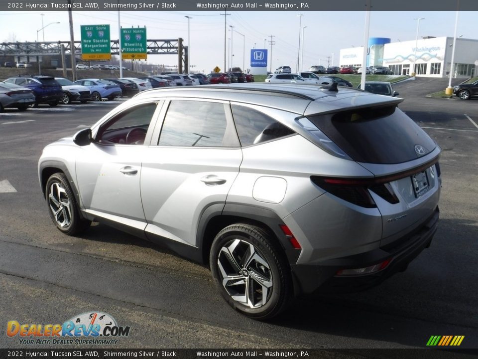 2022 Hyundai Tucson SEL AWD Shimmering Silver / Black Photo #8