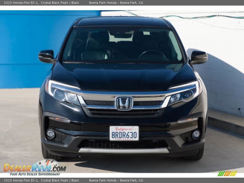 2020 Honda Pilot EX-L Crystal Black Pearl / Black Photo #7