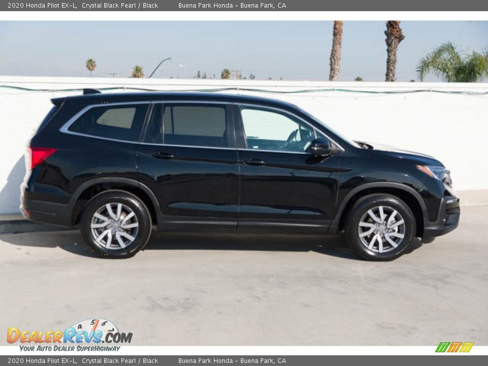 2020 Honda Pilot EX-L Crystal Black Pearl / Black Photo #12