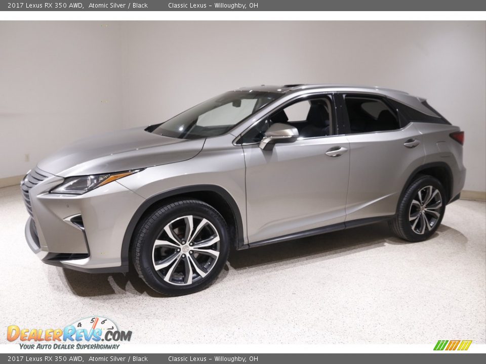 2017 Lexus RX 350 AWD Atomic Silver / Black Photo #3