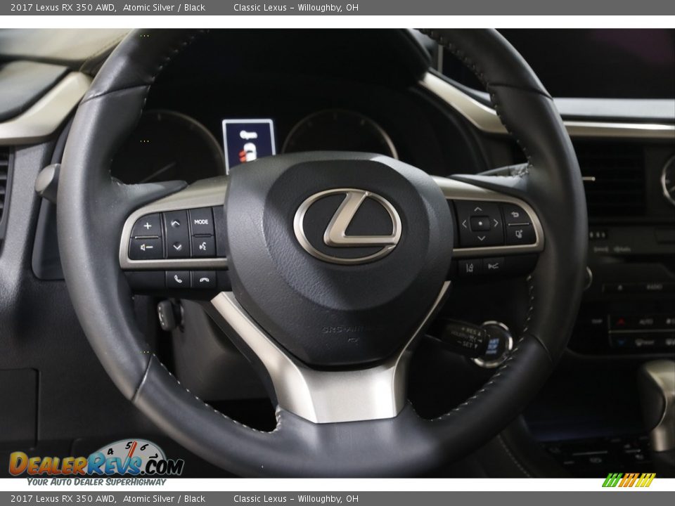 2017 Lexus RX 350 AWD Atomic Silver / Black Photo #7