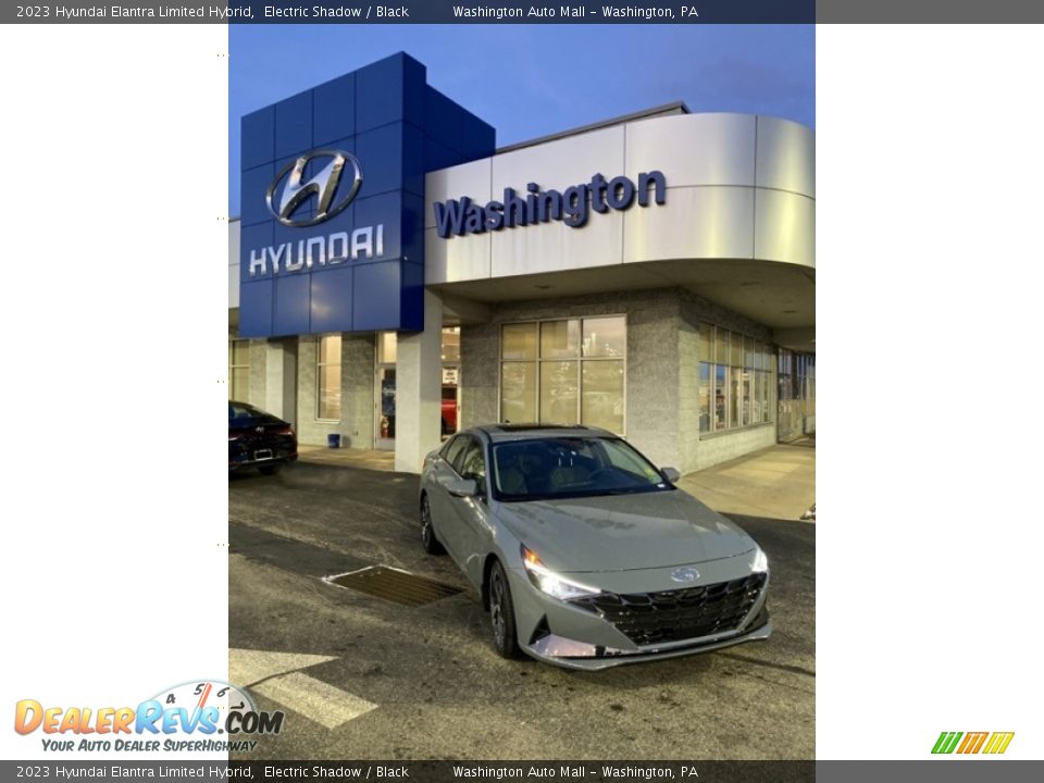 2023 Hyundai Elantra Limited Hybrid Electric Shadow / Black Photo #7