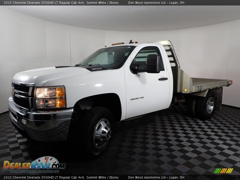 2013 Chevrolet Silverado 3500HD LT Regular Cab 4x4 Summit White / Ebony Photo #3