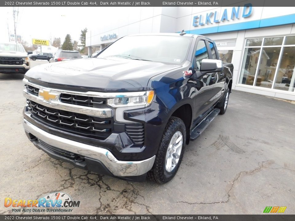 2022 Chevrolet Silverado 1500 LT Double Cab 4x4 Dark Ash Metallic / Jet Black Photo #2