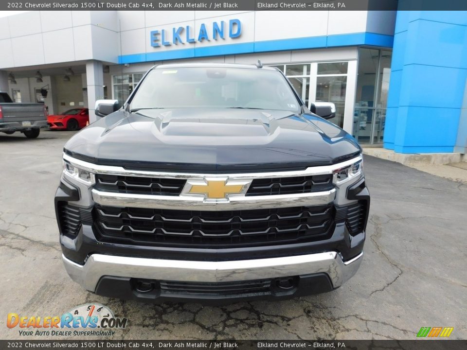 2022 Chevrolet Silverado 1500 LT Double Cab 4x4 Dark Ash Metallic / Jet Black Photo #3