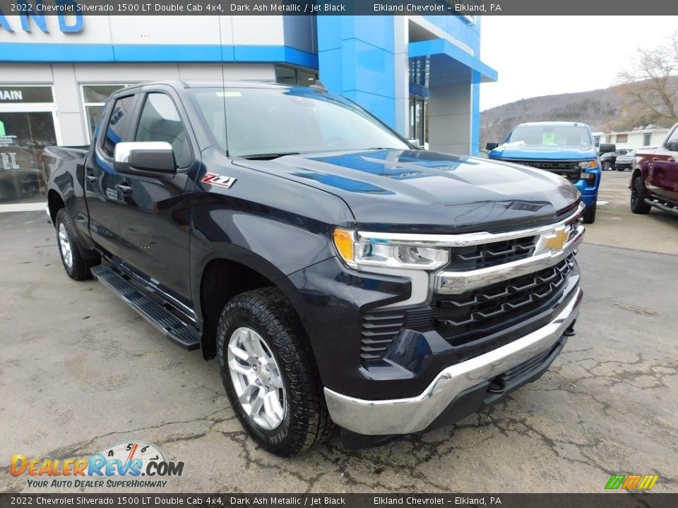 2022 Chevrolet Silverado 1500 LT Double Cab 4x4 Dark Ash Metallic / Jet Black Photo #4