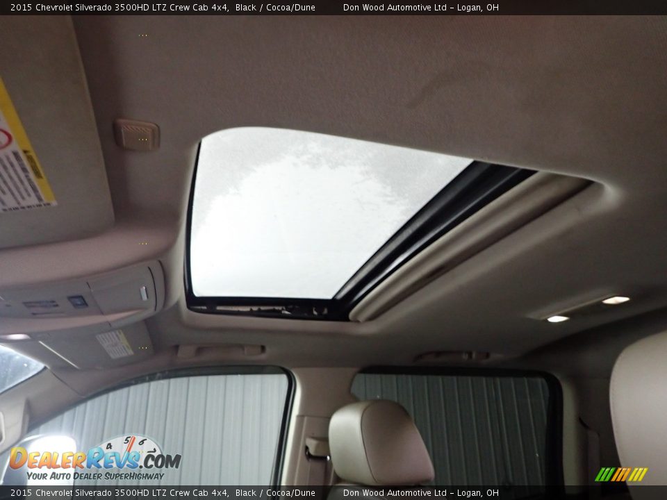 2015 Chevrolet Silverado 3500HD LTZ Crew Cab 4x4 Black / Cocoa/Dune Photo #2