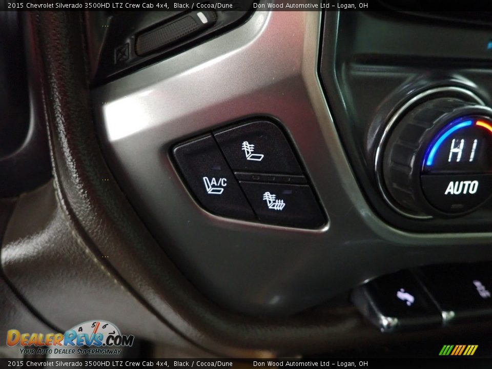 2015 Chevrolet Silverado 3500HD LTZ Crew Cab 4x4 Black / Cocoa/Dune Photo #4