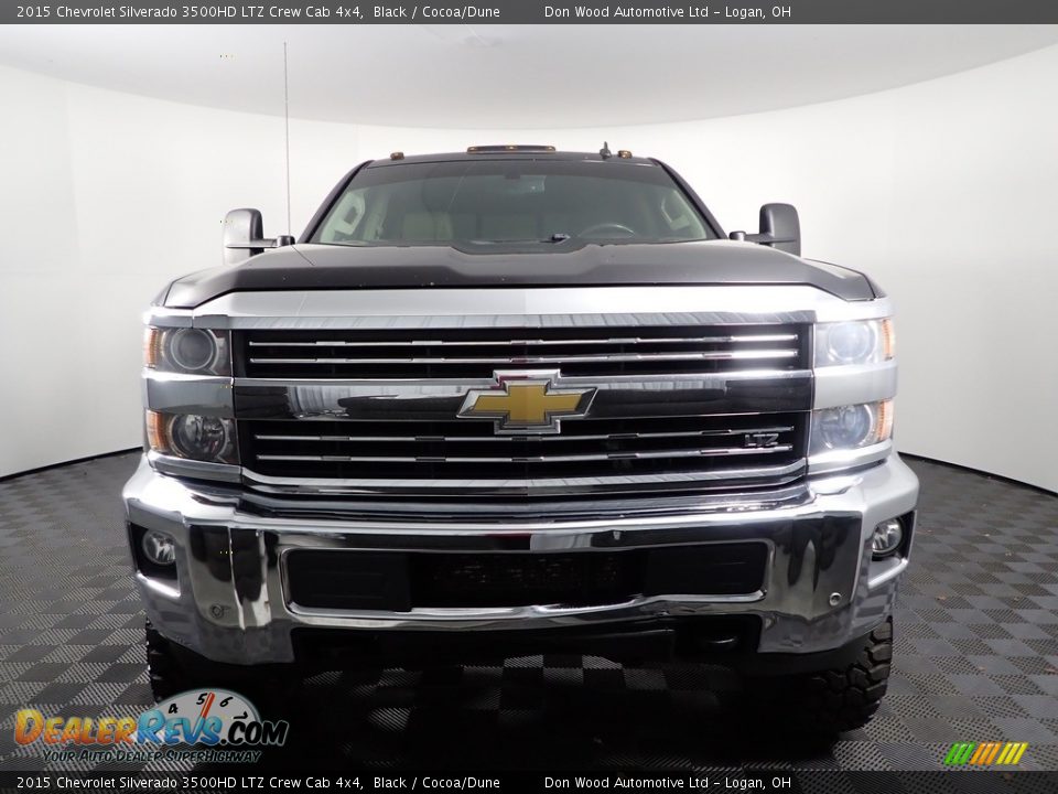 2015 Chevrolet Silverado 3500HD LTZ Crew Cab 4x4 Black / Cocoa/Dune Photo #5