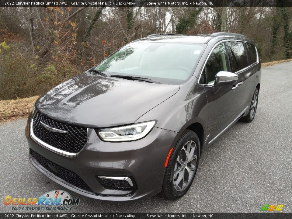 2022 Chrysler Pacifica Limited AWD Granite Crystal Metallic / Black/Alloy Photo #2