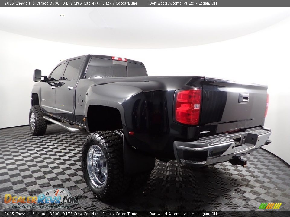 2015 Chevrolet Silverado 3500HD LTZ Crew Cab 4x4 Black / Cocoa/Dune Photo #7