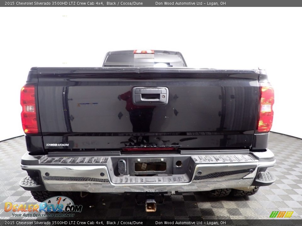 2015 Chevrolet Silverado 3500HD LTZ Crew Cab 4x4 Black / Cocoa/Dune Photo #8