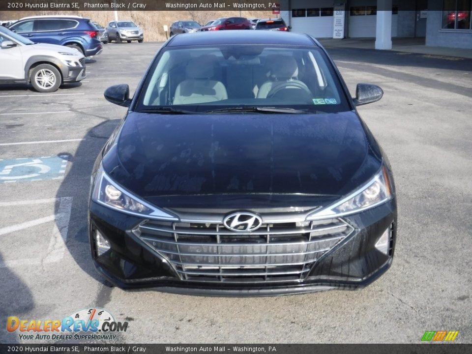 2020 Hyundai Elantra SE Phantom Black / Gray Photo #4